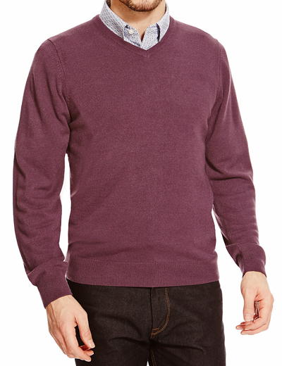 marks and spencer mens v neck jumpers