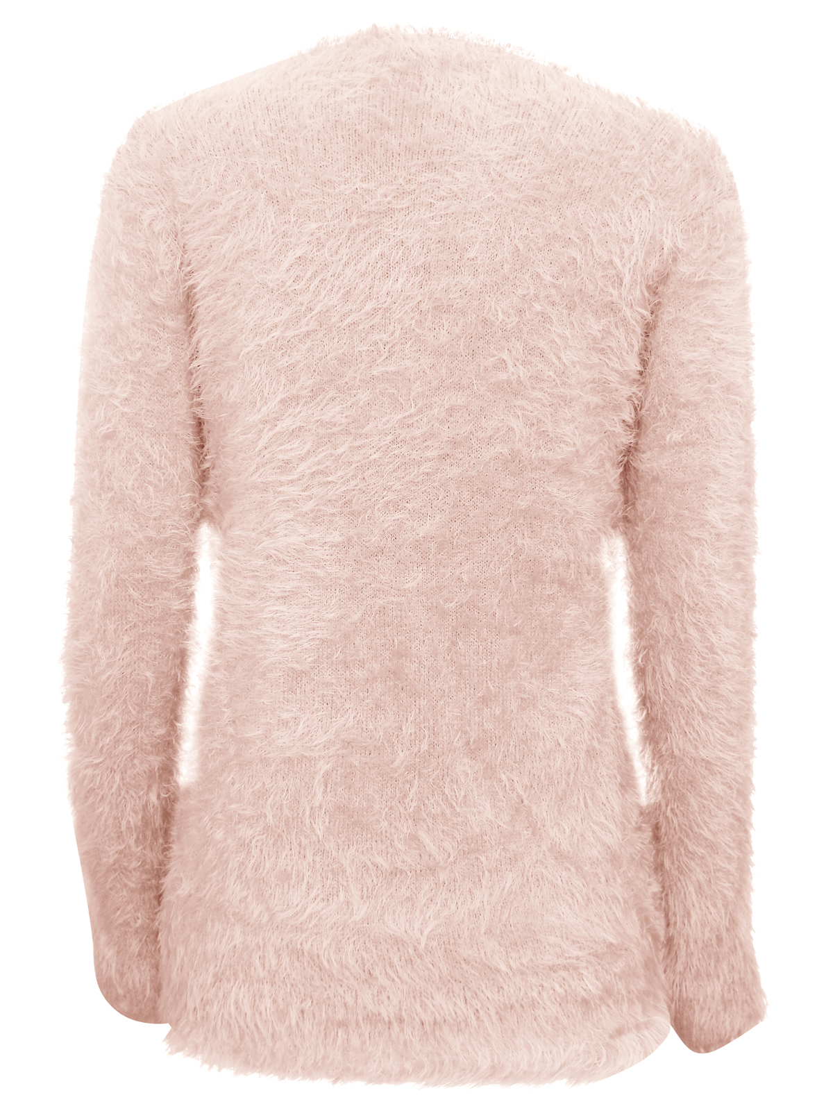 Dorothy Perkins - - D.P3rkins LIGHT-PINK Super Soft Eyelash Open Front Cardigan - Size 10 to 20