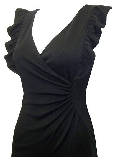 black bodycon dress size 18