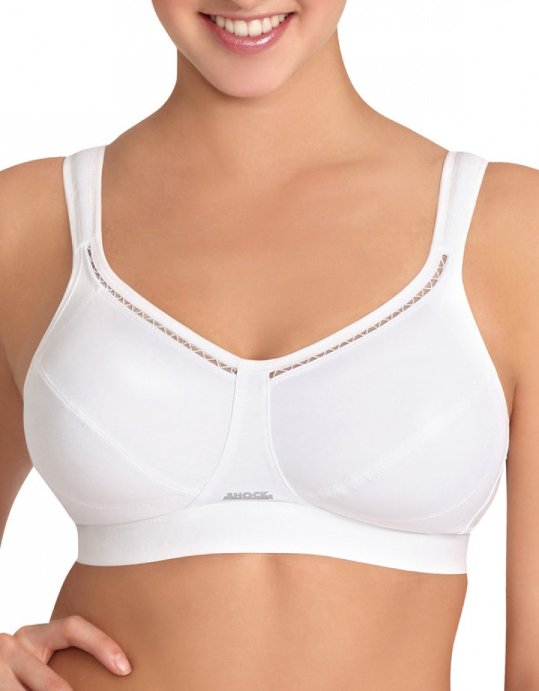 Shock Absorber Shock Absorber WHITE Classic Sports Bra Size 28 to