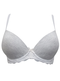 F&F GREY Modal Blend Padded & Wired Full Cup Bra - Size 32 to 38 (C-D-DD) F&F GREY Modal Blend Padded & Wired Full Cup Bra - Size 32 to 38 (C-D-DD)