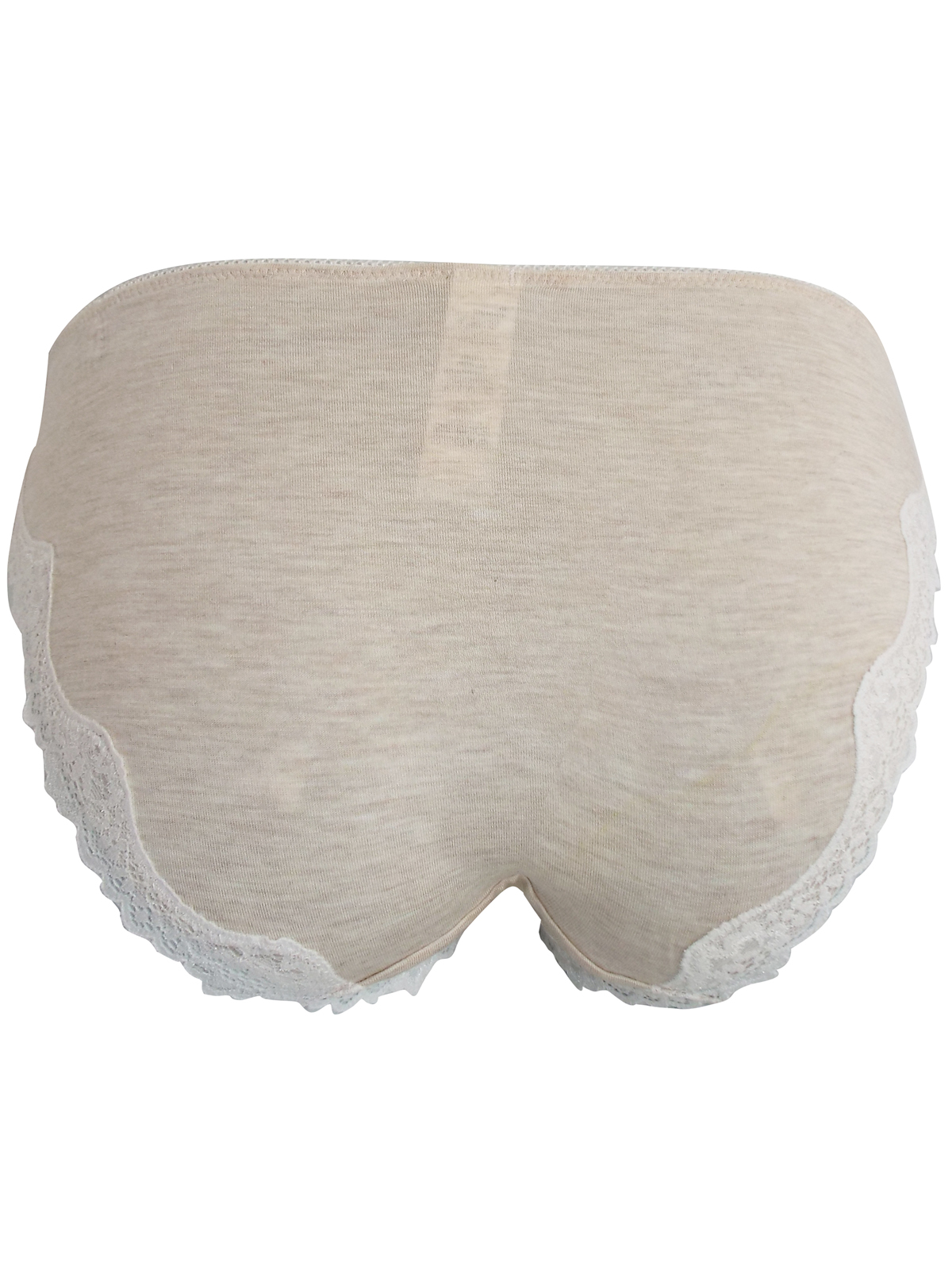 F F F F FAWN Modal Blend Lace Low Rise Bikini Knickers Size 8 To 20