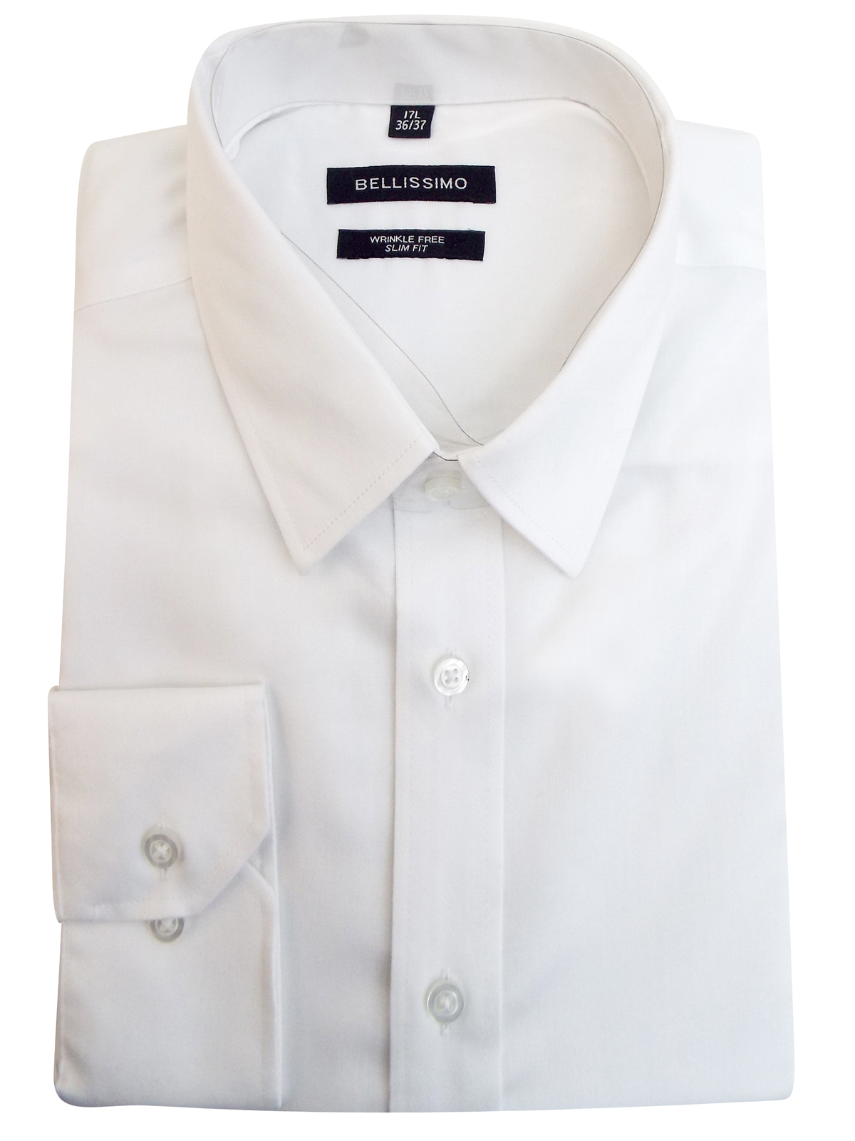 Bellissimo Mens WHITE Modern \u0026 Slim Fit 