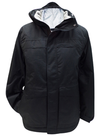 Mens Athletic Works BLACK Panelled Detachable Hood Jacket - Size Small to 2XL Mens Athletic Works BLACK Panelled Detachable Hood Jacket - Size Small to 2XL