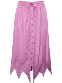 eaonplus MAUVE Renaissance Gothic Zigzag Skirt - Plus Size 18 to 36 eaonplus MAUVE Renaissance Gothic Zigzag Skirt - Plus Size 18 to 36