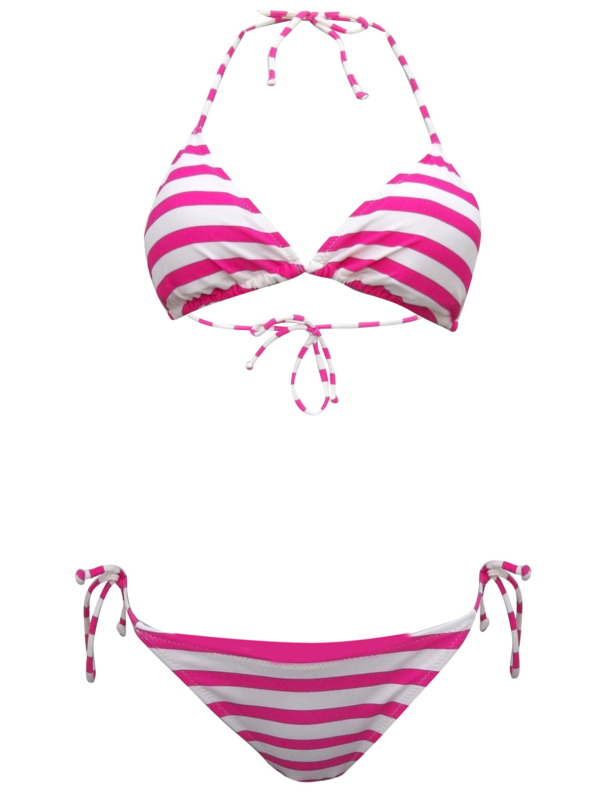 horizontal striped bikini