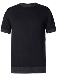 M&5 Mens DENIM Short Sleeve Tailored Fit Knitted T-Shirt - Size Small to XLarge M&5 Mens DENIM Short Sleeve Tailored Fit Knitted T-Shirt - Size Small to XLarge