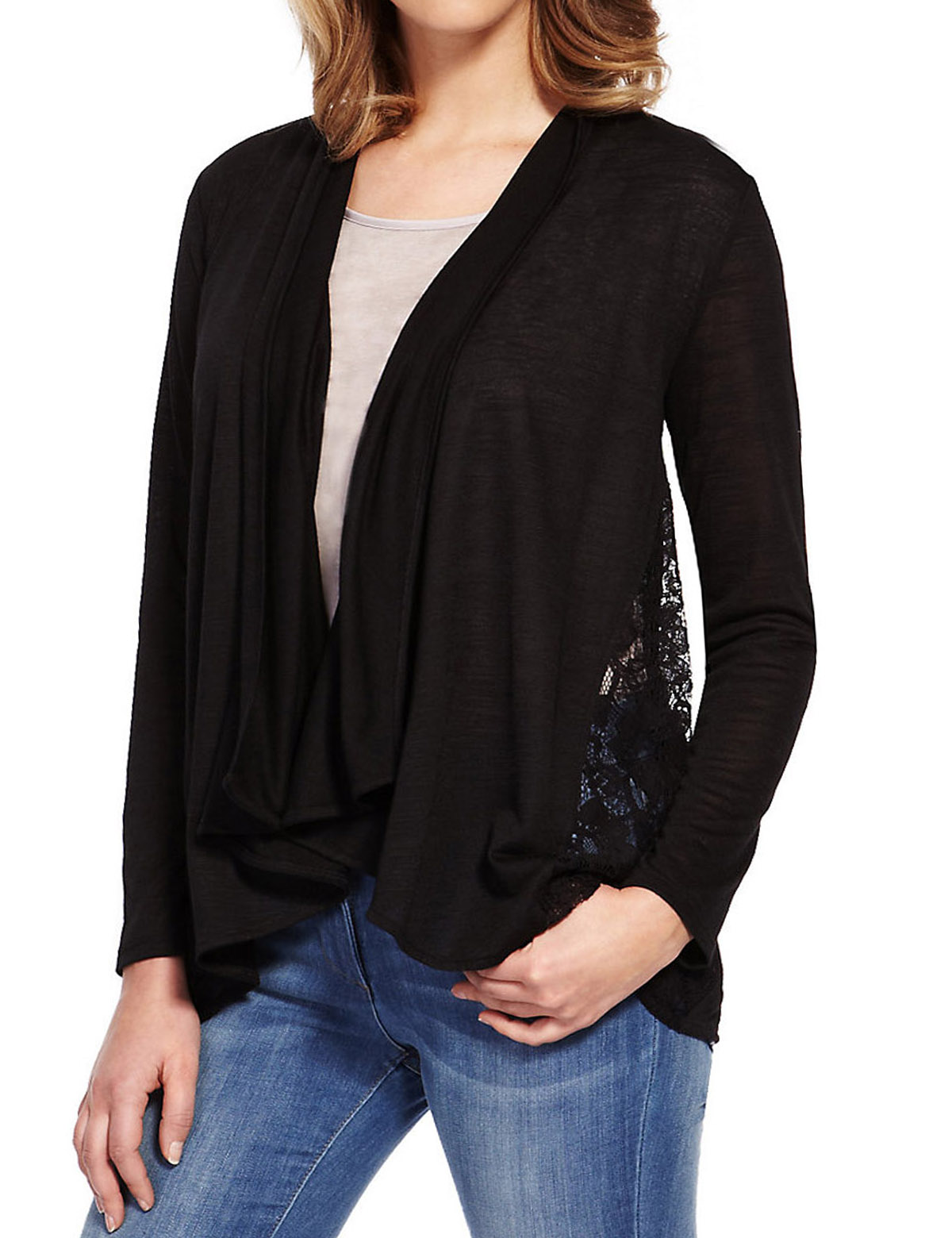 marks and spencer waterfall cardigan