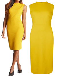 M&5 OCHRE Sleeveless Ponte Bodycon Dress - Size 6 to 22 M&5 OCHRE Sleeveless Ponte Bodycon Dress - Size 6 to 22