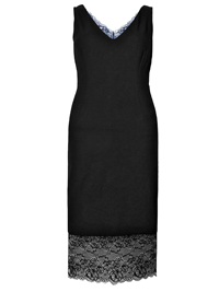 M&5 BLACK Lace Tuelle Hem Bodycon Dress - Size 8 to 18 M&5 BLACK Lace Tuelle Hem Bodycon Dress - Size 8 to 18