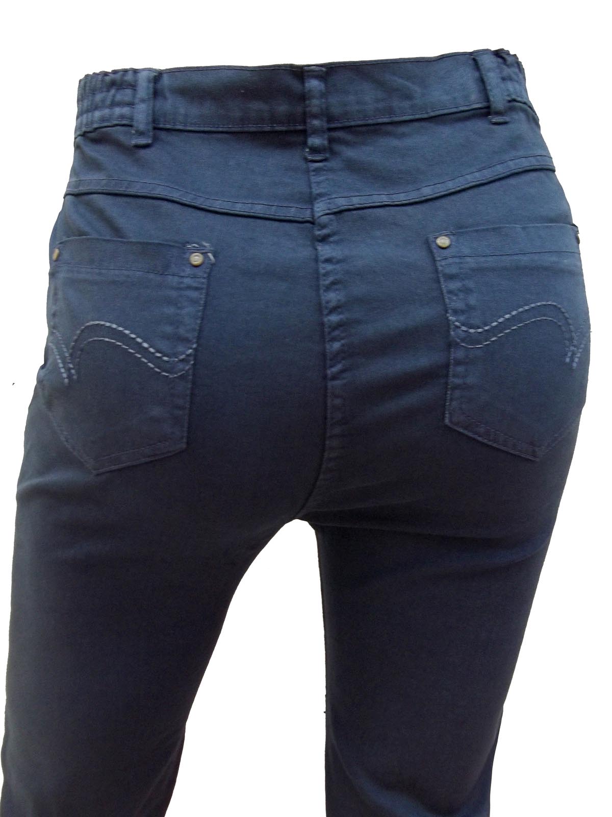 DARKTEAL Cotton Rich Straight Leg Denim Jeans Size 10 to 20