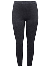 RedTag CHARCOAL Melange Cotton Rich Opaque Full Length Leggings - Plus Size 18 to 26 RedTag CHARCOAL Melange Cotton Rich Opaque Full Length Leggings - Plus Size 18 to 26