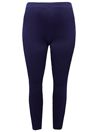 RedTag NAVY Cotton Rich Opaque Full Length Leggings - Plus Size 18 to 26 RedTag NAVY Cotton Rich Opaque Full Length Leggings - Plus Size 18 to 26