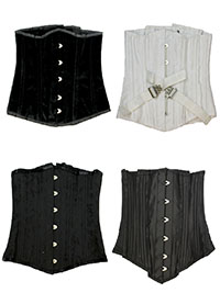 ASSORTED Under Bust Corsets - Size 8 to 12 (22 to 26)