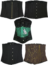 ASSORTED Under Bust Corsets - Size 6 to 22 ( 20 to 36)