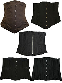 ASSORTED Under Bust Corsets - Size 14 to 22 (28 to 36)