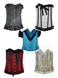ASSORTED Over Bust Corsets - Size 8 to 14 (22 to 28)
