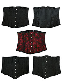 ASSORTED Under Bust Corsets - Plus Size 30 to 40