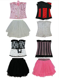 ASSORTED 2pc Corsets - Size XL