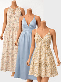 Assorted Maxi and Mini Summer Dresses - Size 8 to 12