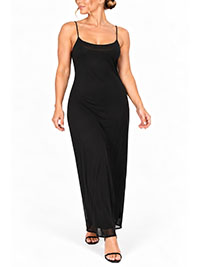 BLACK 90'S Billie Mesh Overlay Maxi Dress - Size XXS to XL