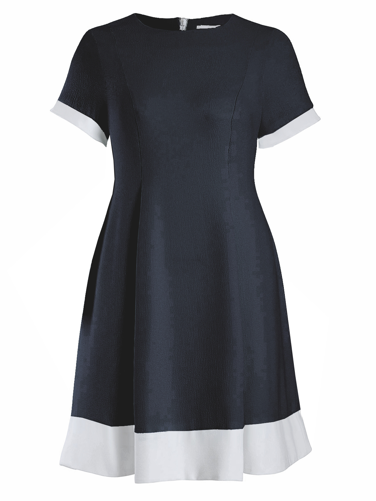 Threads - - Threads BLACK Zip Back Swing Dress - Plus Size 16 to 22