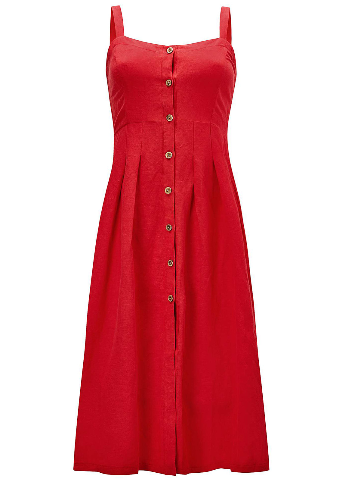 Joe Browns - - Joe Browns RED Linen Blend Lovely Dress - Plus Size 22 to 28 Joe Browns - - Joe Browns RED Linen Blend Lovely Dress - Plus Size 22 to 28