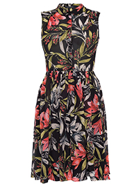 FC BLACK Cadencia Drape Floral Shirt Dress - Size 4 to 16