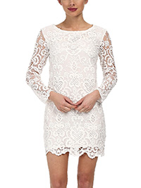 FC WHITE Nebraska Lace Dress - Size 4 to 18