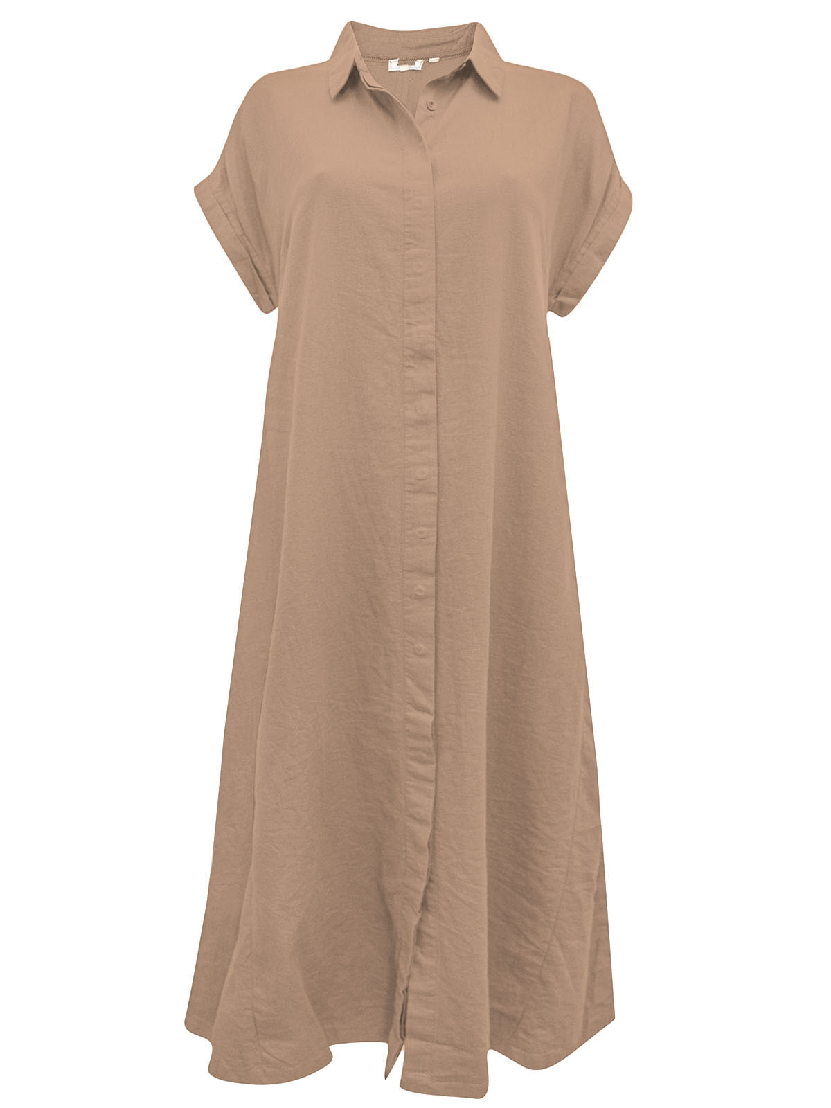 FAT FACE - - Fat Face MOCHA Pearwood Sylvie Linen Blend Shirt Dress - Size 12 to 18 FAT FACE - - Fat Face MOCHA Pearwood Sylvie Linen Blend Shirt Dress - Size 12 to 18