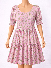 DJ PINK Magnolia Lee Ann Dress - Size 8 to 18 (US XS to XXL)