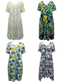 ASSORTED Boutique Stock Printed Dresses - Size 10/12 to 14