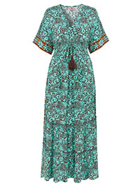 JB GREEN Solana Summer Boho Maxi Dress - Size 8 to 14