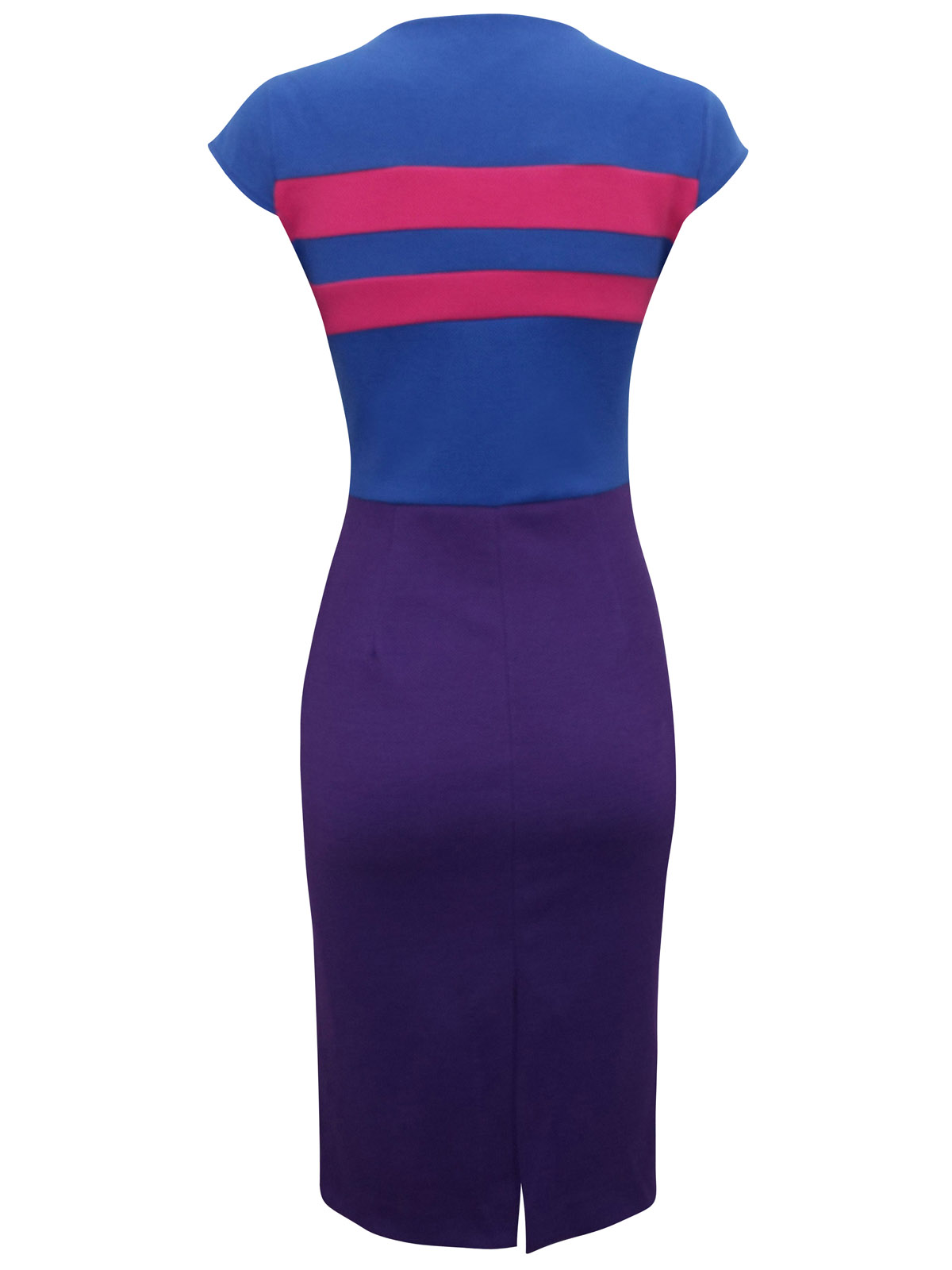 Collection London - - The Collection BLUE Color Block Shift Dress ...
