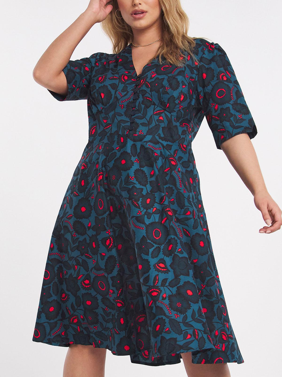 princess polly baby blue dress Joe Browns 12 Multi A Pop of Colour Print Maxi Dress