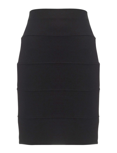 Marks and Spencer - - M&5 Woman BLACK Layered Ponte Mini Skirt - Size 8 ...