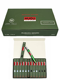 FK HUGU GREEN Fragrance Perfume 35ml Spray Bottles x24