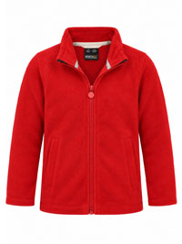 RED Kids' Brigade II Full Zip Fleece - Age 3 yrs to 11/12  Yrs