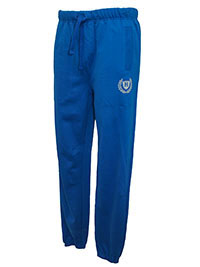 BLUE Boys Pure Cotton Cuffed Joggers - Age 15Y to 16Y