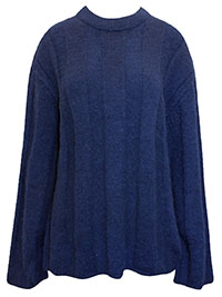 NAVY So Soft Wide Rib Chunky Knit Jumper - Size 8/10 to 24/26