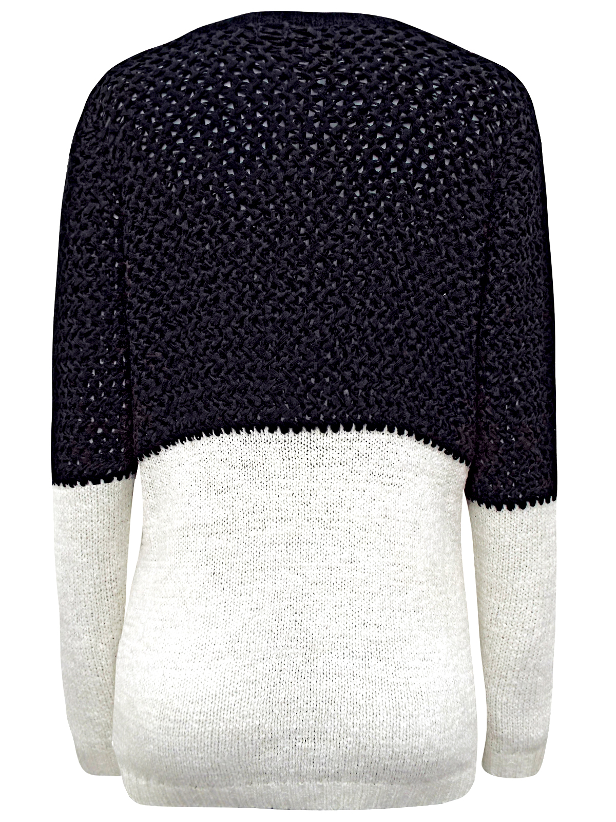 Bonprix Collections - - BPC Collections Black/Cream Color Block Long ...