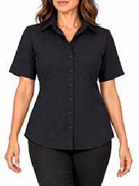 BLACK Heritage Nessa Cotton Blend Fitted Blouse - Size 6 to 30