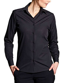 Disley BLACK Nessa L/S Blouse - Size 6 to 30