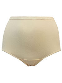 ULLAP PEACH Cotton Stretch Full Briefs - Plus Size 16/18 to 40/42