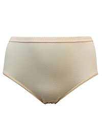 ULLAP NATURAL Cotton Stretch Midi Briefs - Plus Size 12/14 to 36/38