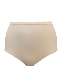 ULLAP BLUSH Cotton Stretch Midi Briefs - Plus Size 16/18 to 40/42