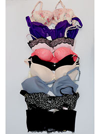 Plain & Printed Bras - Size 30 to 38 (B-C-DD-F-G)