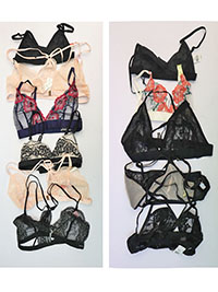 Assorted Lace and Embroidered Triangle bras - Size 6 to 16