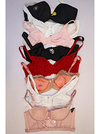 ASSORTED Plain & Printed Bras - Size 34 to 42 (A-B-C-D-DD-E)
