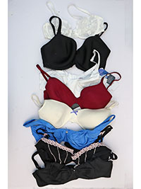 ASSORTED Plain & Printed Bras - Size 34 to 40 (B-C-D-DD-FF)